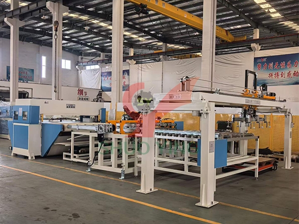 150T/200T地板自动裁断机生产线发货